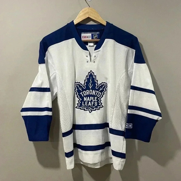 Vintage Toronto Maple Leafs  CCM Air
Knit Hockey Jersey - Picture 1 of 8
